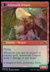 Smoldering Egg // Ashmouth Dragon [Innistrad: Midnight Hunt Prerelease Promos] | Boutique FDB TCG