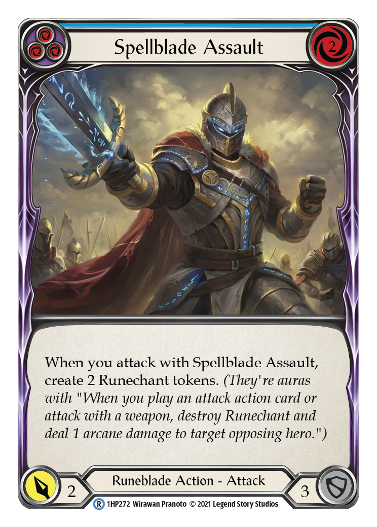 Spellblade Assault (Blue) [1HP272] (History Pack 1) | Boutique FDB TCG