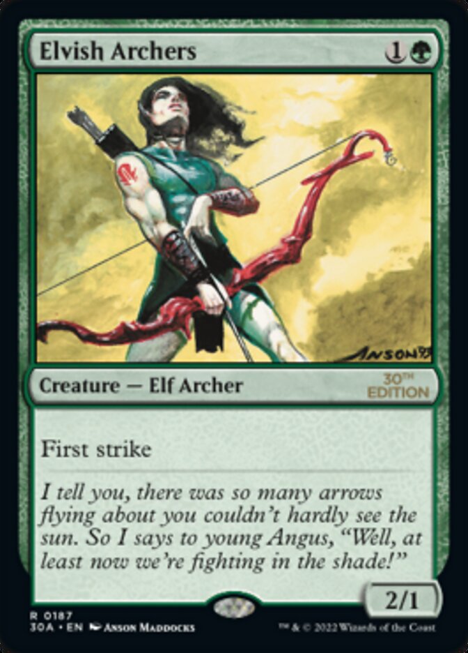 Elvish Archers [30th Anniversary Edition] | Boutique FDB TCG