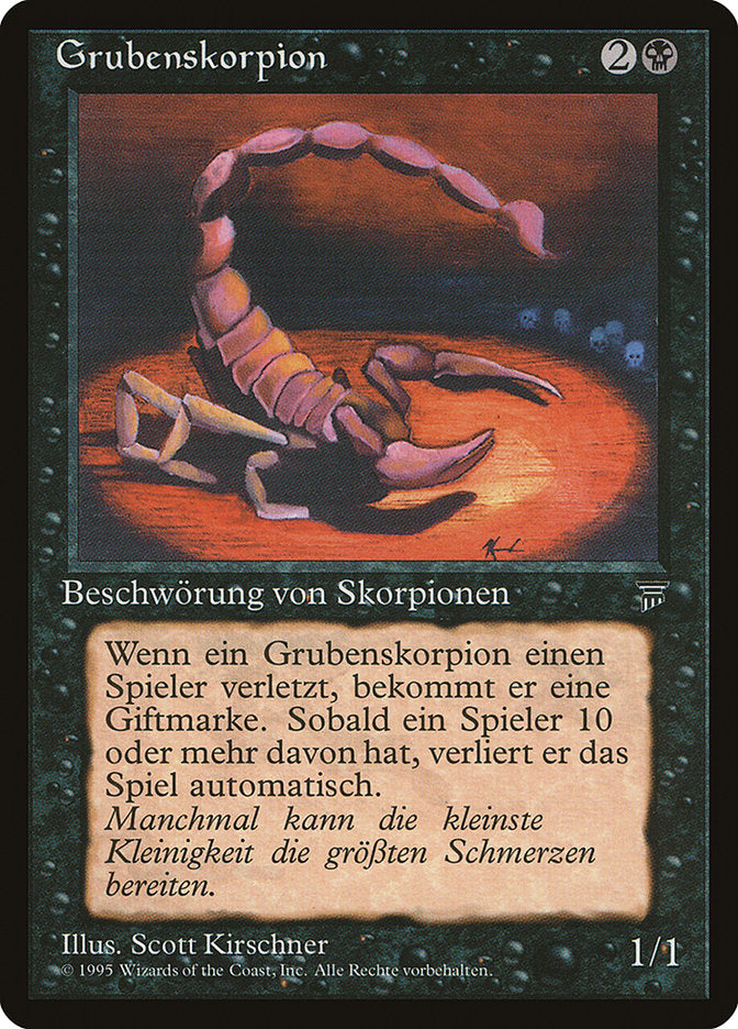 Pit Scorpion (German) - "Grubenskorpion" [Renaissance] | Boutique FDB TCG