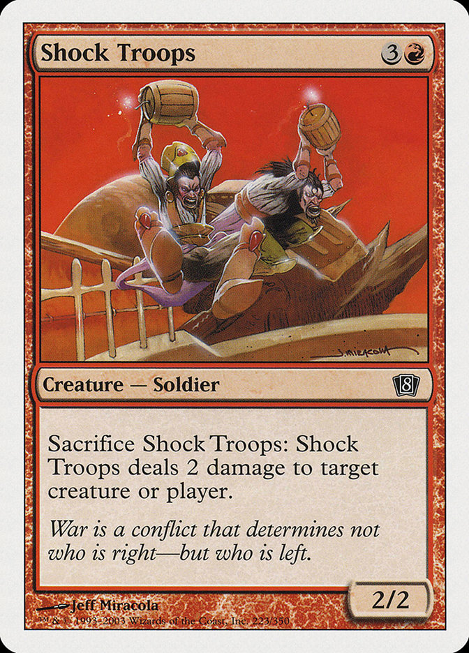 Shock Troops [Eighth Edition] | Boutique FDB TCG