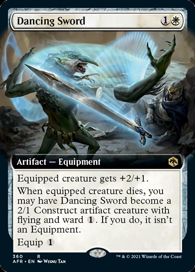 Dancing Sword (Extended Art) [Dungeons & Dragons: Adventures in the Forgotten Realms] | Boutique FDB TCG