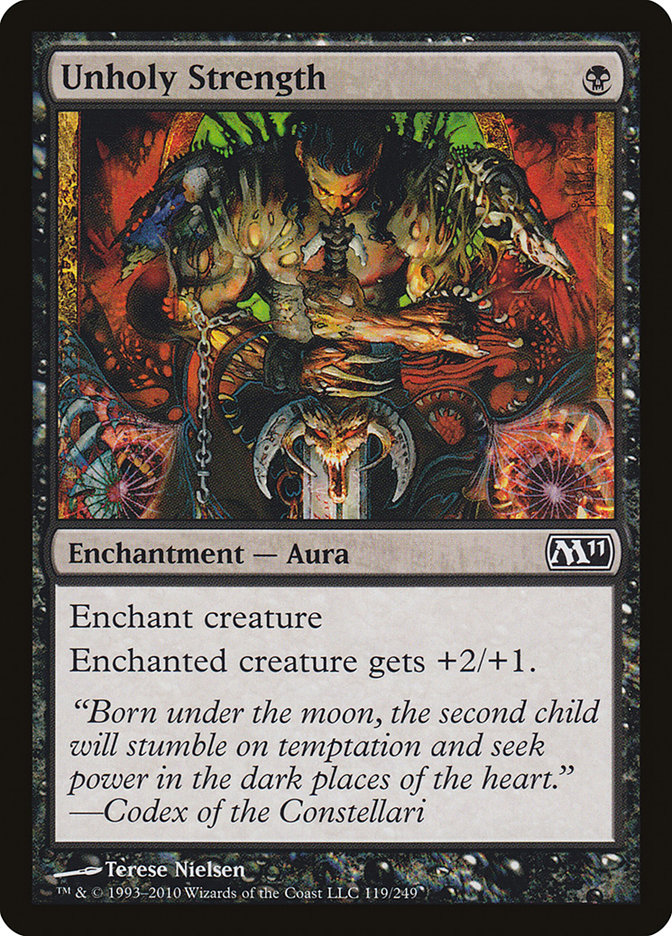 Unholy Strength [Magic 2011] | Boutique FDB TCG