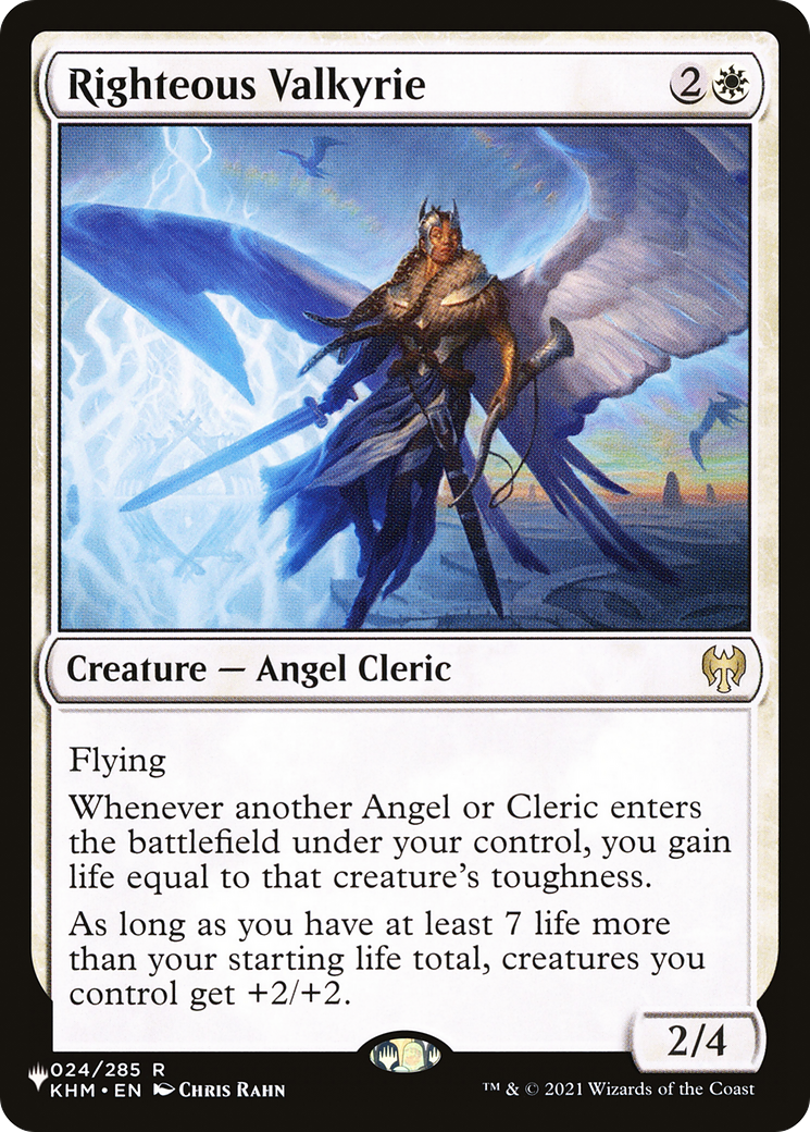 Righteous Valkyrie [Secret Lair: Angels] | Boutique FDB TCG