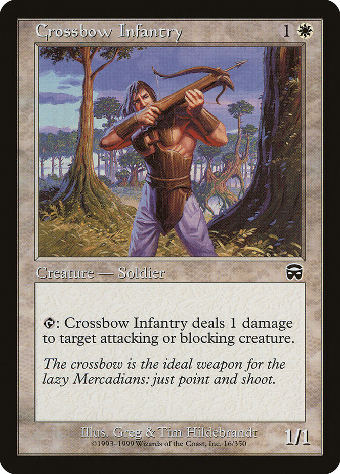 Crossbow Infantry [Mercadian Masques] | Boutique FDB TCG