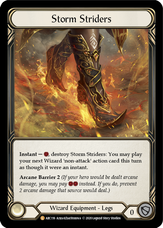 Storm Striders [U-ARC116] (Arcane Rising Unlimited)  Unlimited Rainbow Foil | Boutique FDB TCG