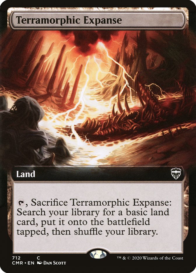 Terramorphic Expanse (Extended Art) [Commander Legends] | Boutique FDB TCG