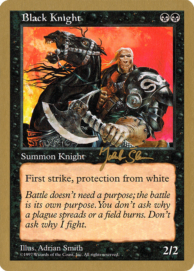 Black Knight (Jakub Slemr) [World Championship Decks 1997] | Boutique FDB TCG