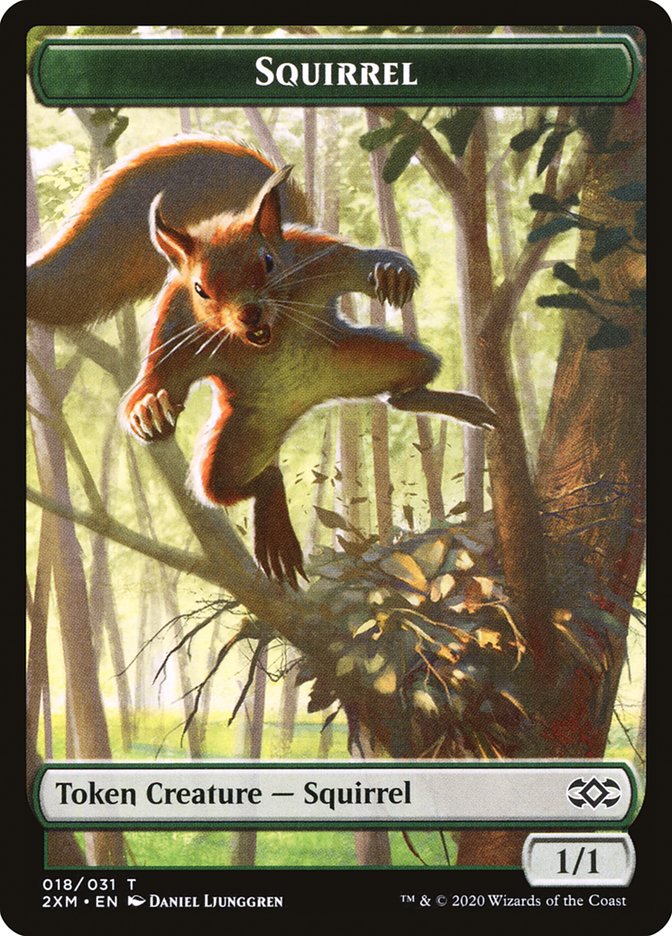 Squirrel Token [Double Masters Tokens] | Boutique FDB TCG