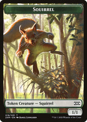 Soldier // Squirrel Double-Sided Token [Double Masters Tokens] | Boutique FDB TCG