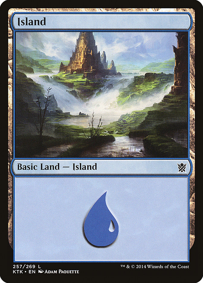 Island (257) [Khans of Tarkir] | Boutique FDB TCG