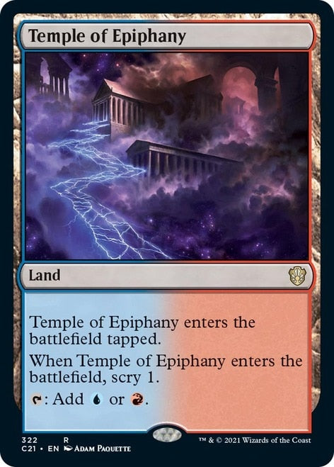 Temple of Epiphany [Commander 2021] | Boutique FDB TCG