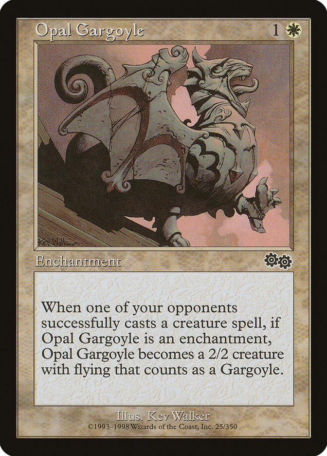 Opal Gargoyle [Urza's Saga] | Boutique FDB TCG