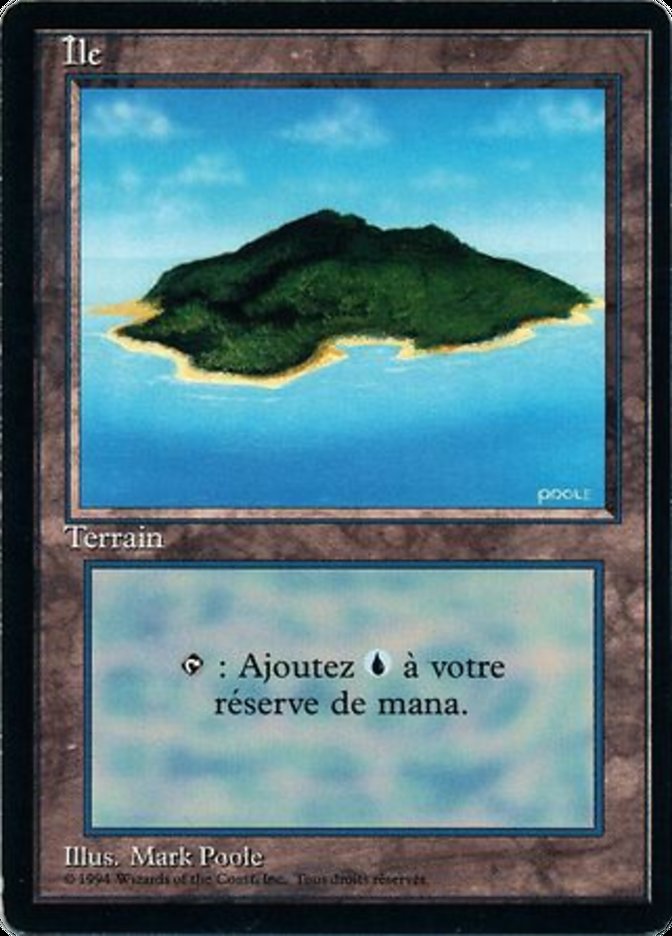 Island (B) [Foreign Black Border] | Boutique FDB TCG