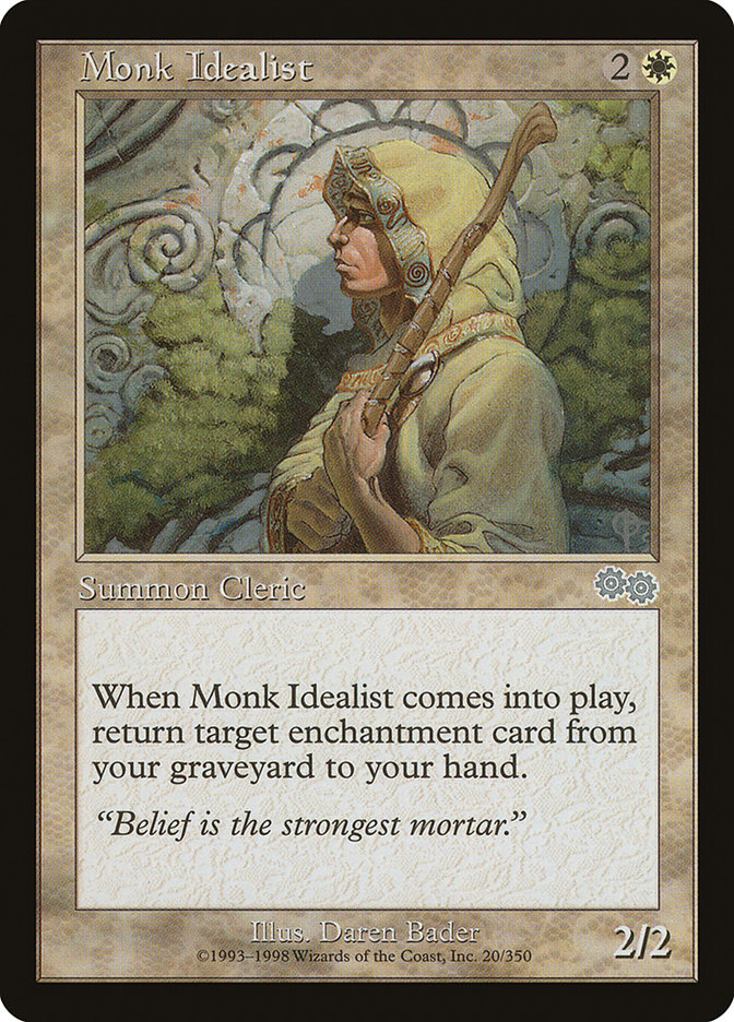 Monk Idealist [Urza's Saga] | Boutique FDB TCG