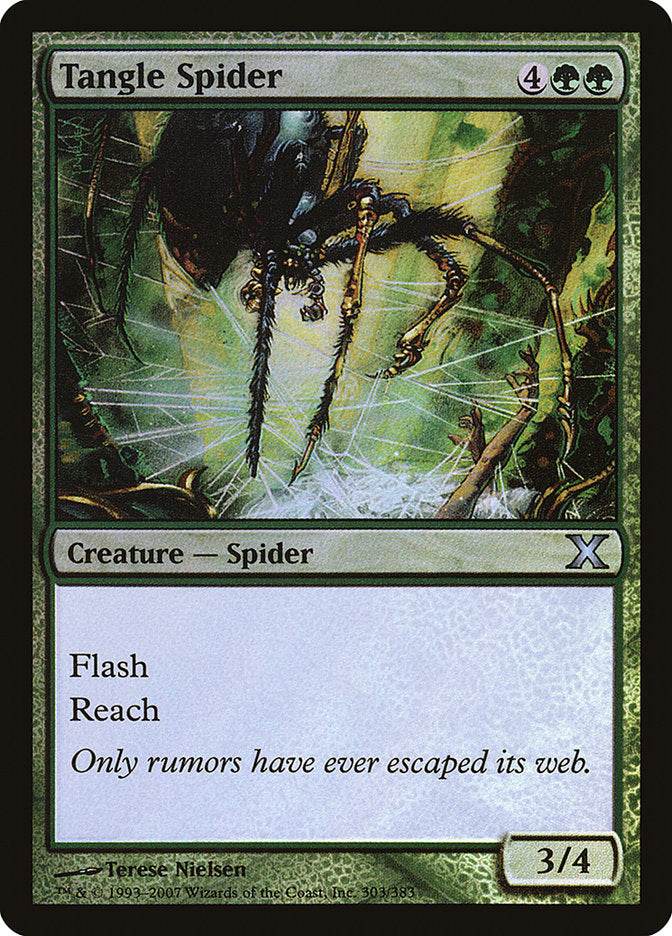 Tangle Spider (Premium Foil) [Tenth Edition] | Boutique FDB TCG