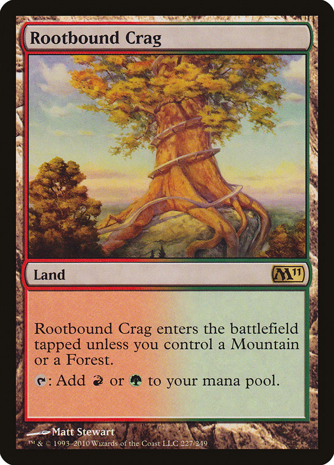 Rootbound Crag [Magic 2011] | Boutique FDB TCG