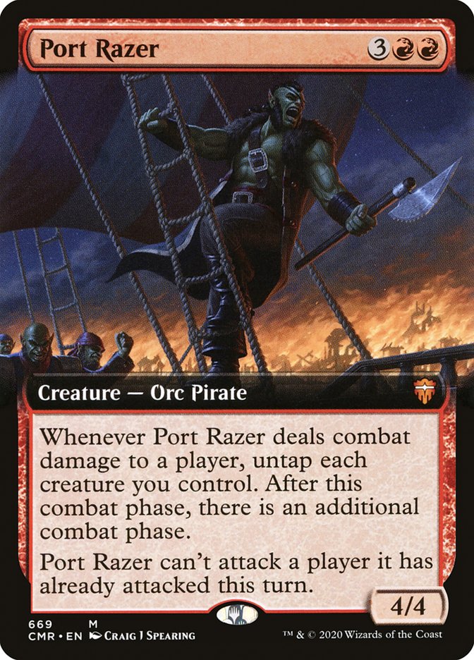 Port Razer (Extended Art) [Commander Legends] | Boutique FDB TCG