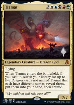 Tiamat (Promo Pack) [Dungeons & Dragons: Adventures in the Forgotten Realms Promos] | Boutique FDB TCG