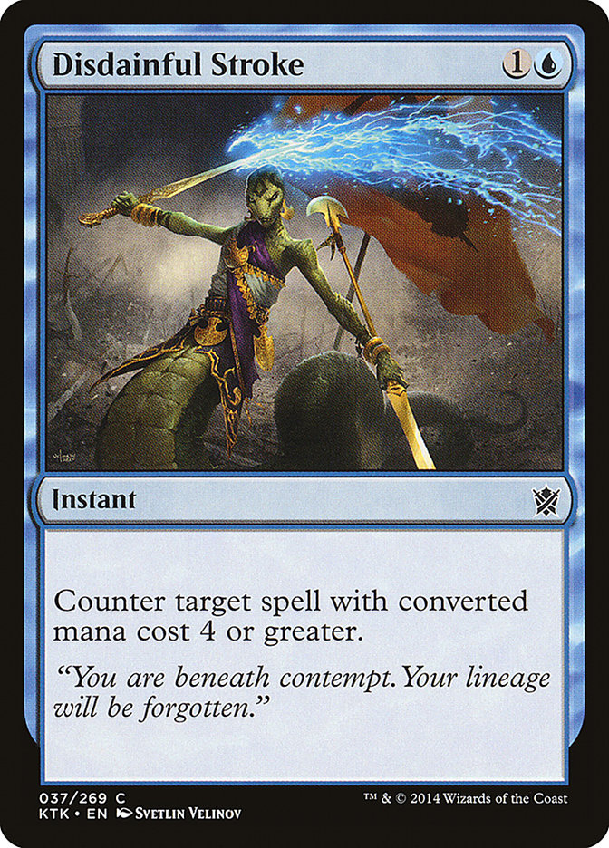 Disdainful Stroke [Khans of Tarkir] | Boutique FDB TCG