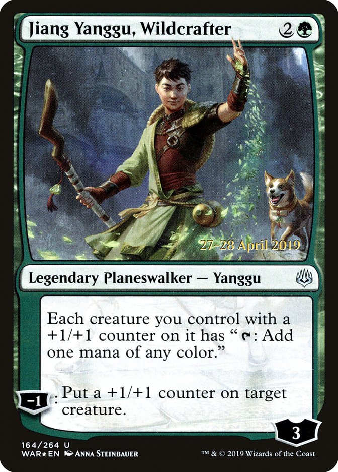 Jiang Yanggu, Wildcrafter [War of the Spark Prerelease Promos] | Boutique FDB TCG