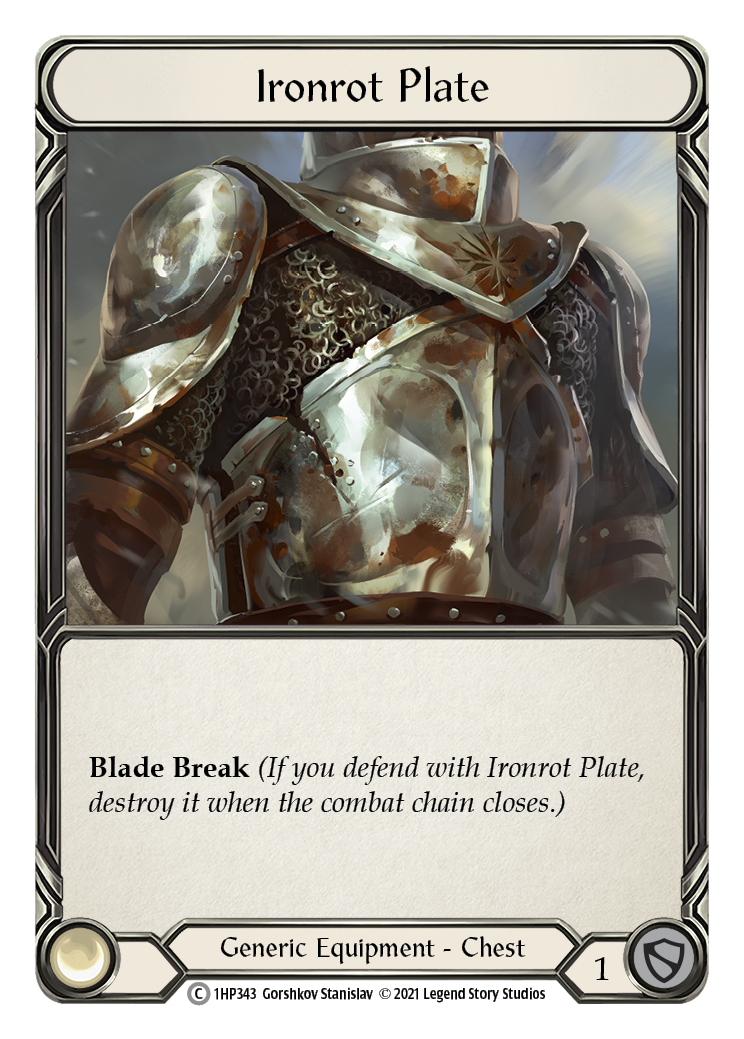 Ironrot Plate [1HP343] (History Pack 1) | Boutique FDB TCG