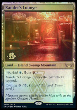 Xander's Lounge [Streets of New Capenna Prerelease Promos] | Boutique FDB TCG