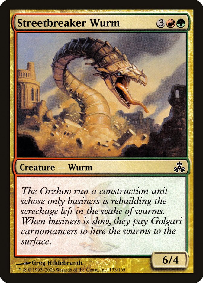 Streetbreaker Wurm [Guildpact] | Boutique FDB TCG