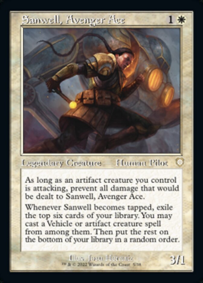 Sanwell, Avenger Ace (Retro) [The Brothers' War Commander] | Boutique FDB TCG