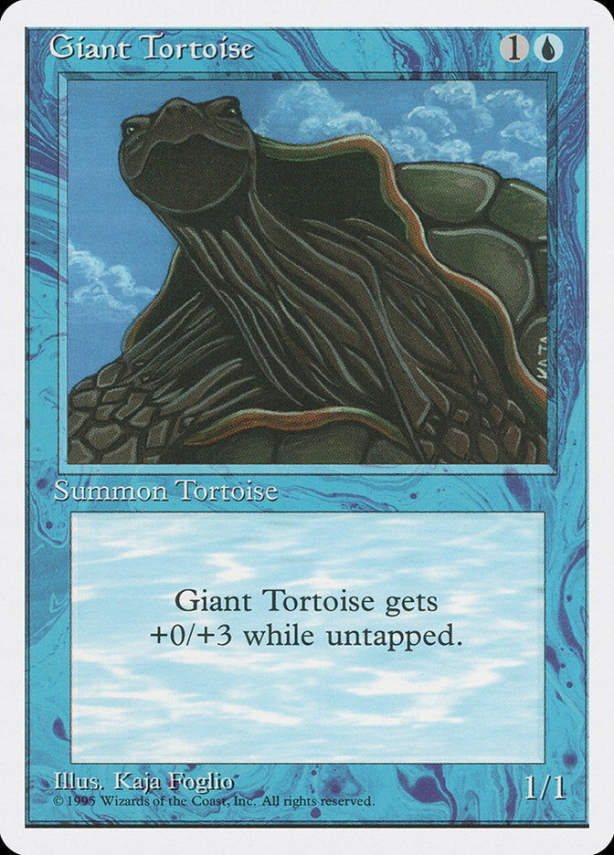 Giant Tortoise [Fourth Edition] | Boutique FDB TCG