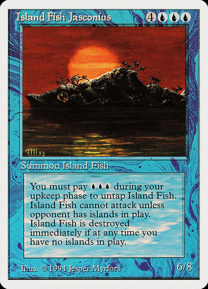 Island Fish Jasconius [Summer Magic / Edgar] | Boutique FDB TCG