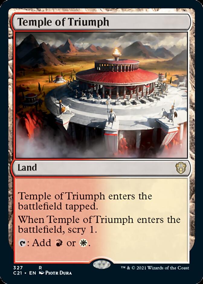 Temple of Triumph [Commander 2021] | Boutique FDB TCG