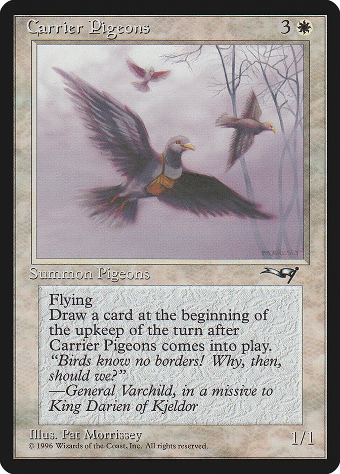 Carrier Pigeons (Flying Art) [Alliances] | Boutique FDB TCG