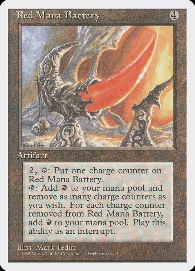 Red Mana Battery [Fourth Edition] | Boutique FDB TCG