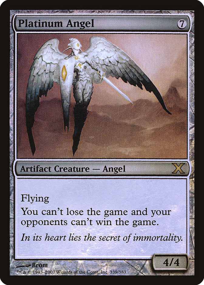 Platinum Angel (Premium Foil) [Tenth Edition] | Boutique FDB TCG