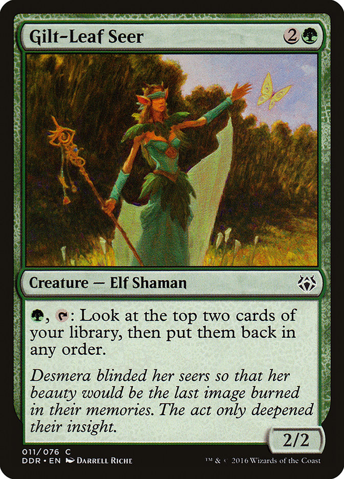 Gilt-Leaf Seer [Duel Decks: Nissa vs. Ob Nixilis] | Boutique FDB TCG