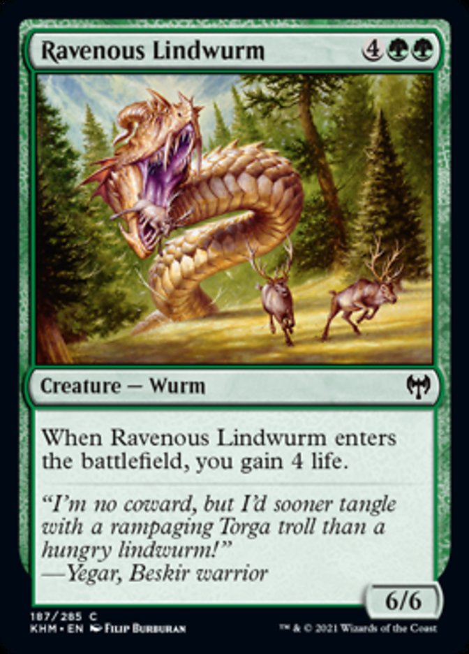 Ravenous Lindwurm [Kaldheim] | Boutique FDB TCG