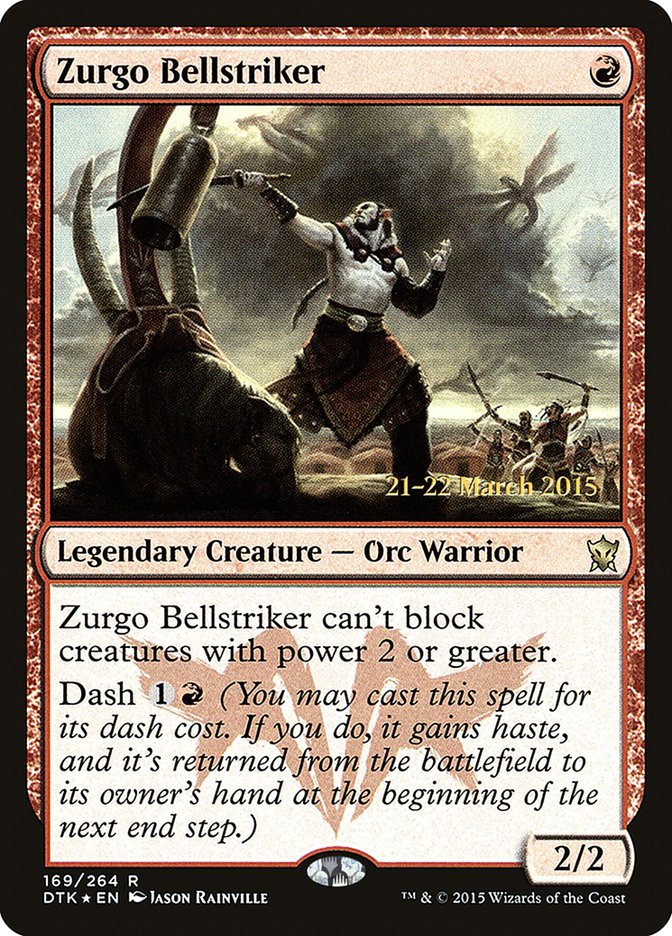 Zurgo Bellstriker [Dragons of Tarkir Prerelease Promos] | Boutique FDB TCG