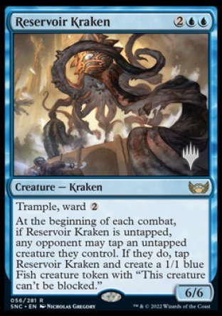 Reservoir Kraken (Promo Pack) [Streets of New Capenna Promos] | Boutique FDB TCG