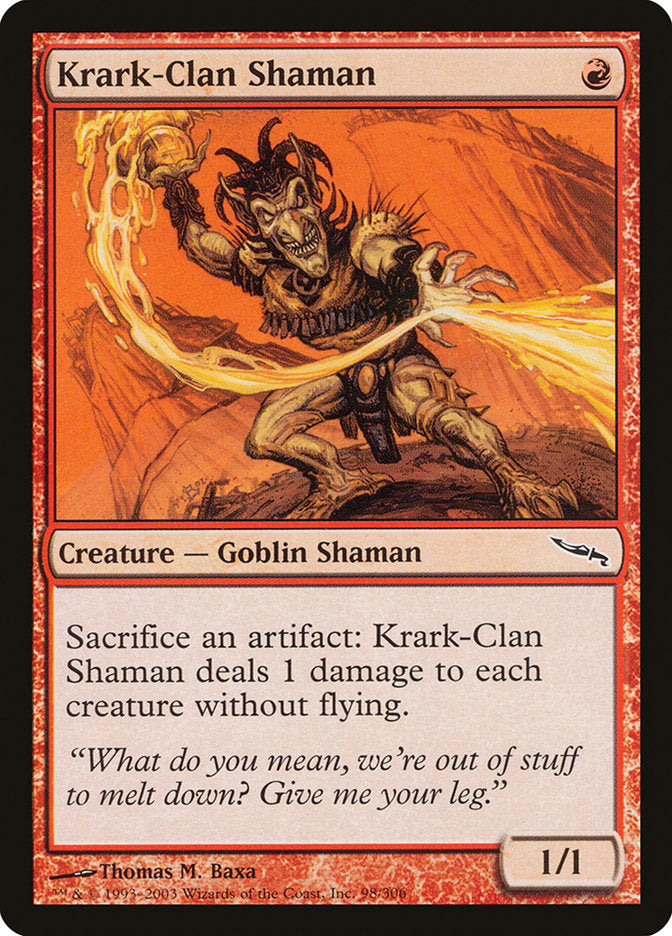 Krark-Clan Shaman [Mirrodin] | Boutique FDB TCG