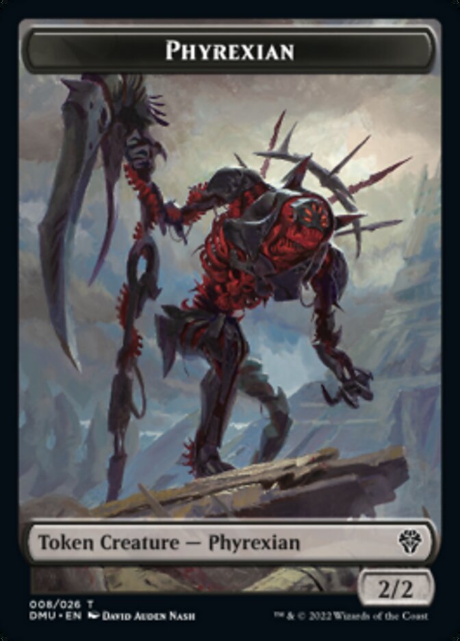 Phyrexian Token [Dominaria United Tokens] | Boutique FDB TCG