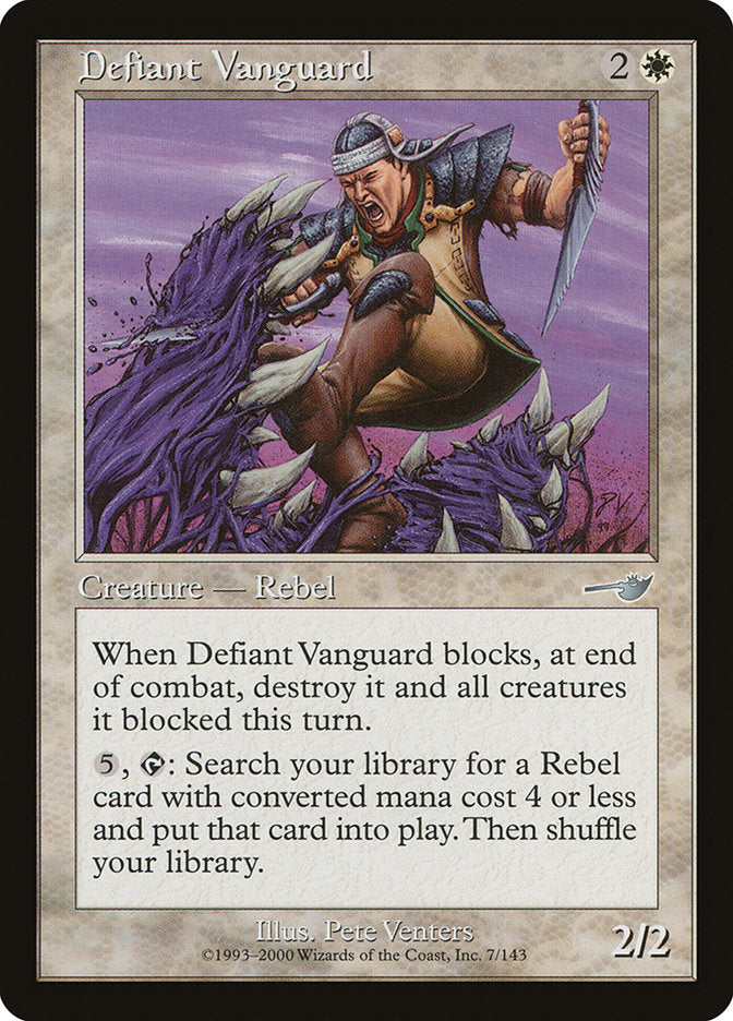 Defiant Vanguard [Nemesis] | Boutique FDB TCG