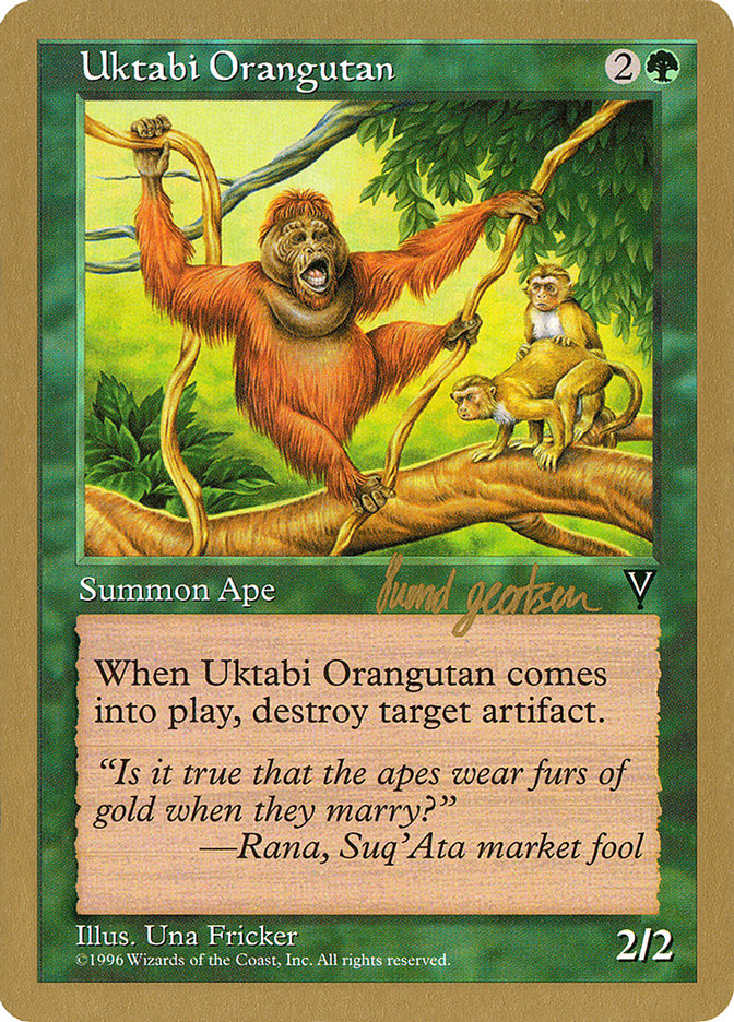 Uktabi Orangutan (Svend Geertsen) (SB) [World Championship Decks 1997] | Boutique FDB TCG