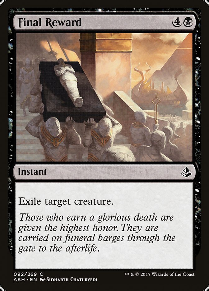 Final Reward [Amonkhet] | Boutique FDB TCG