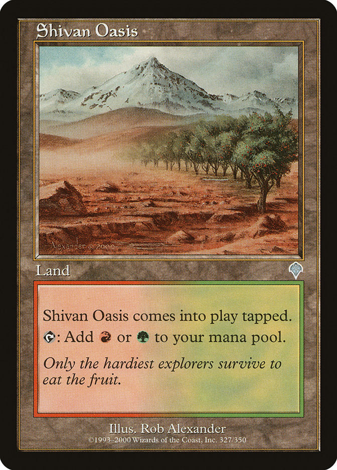 Shivan Oasis [Invasion] | Boutique FDB TCG
