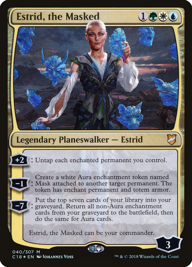 Estrid, the Masked [Commander 2018] | Boutique FDB TCG