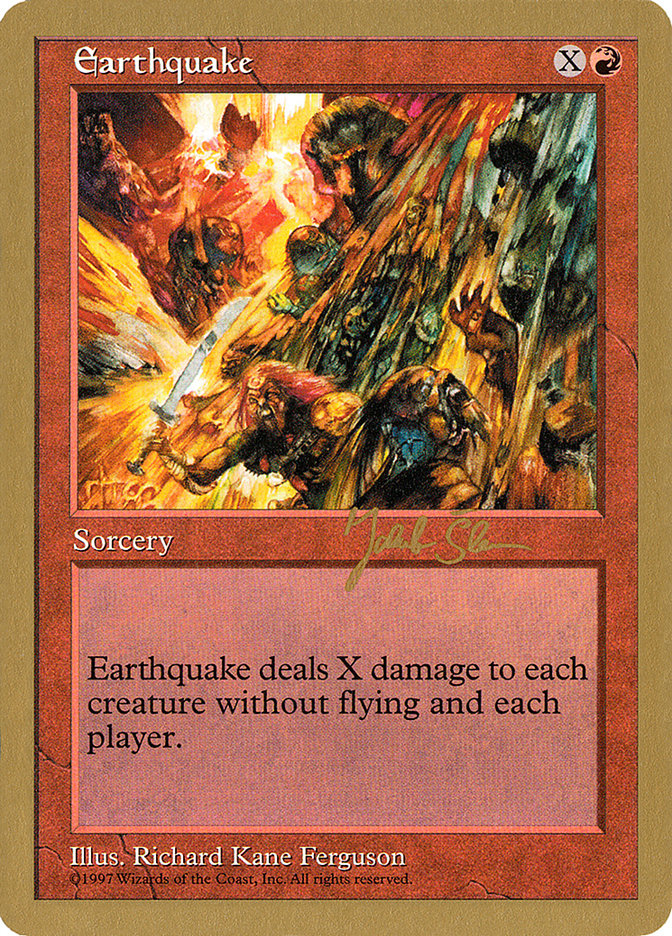 Earthquake (Jakub Slemr) [World Championship Decks 1997] | Boutique FDB TCG