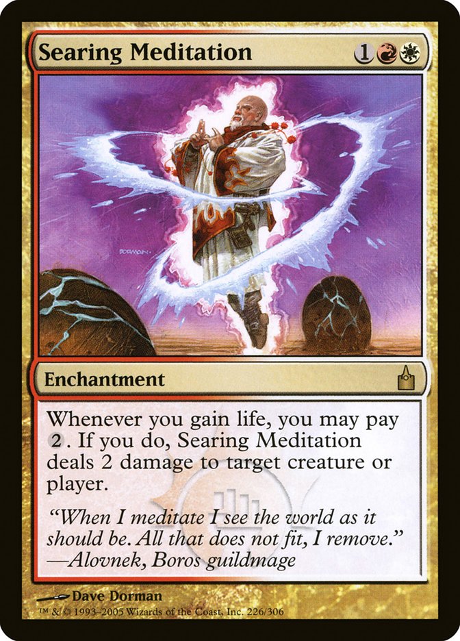 Searing Meditation [Ravnica: City of Guilds] | Boutique FDB TCG