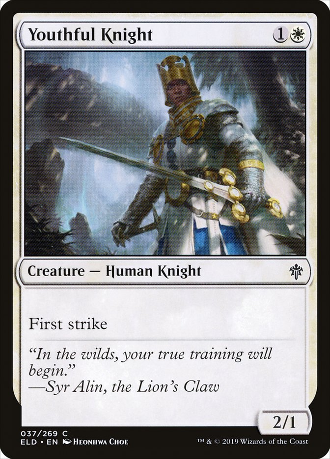 Youthful Knight [Throne of Eldraine] | Boutique FDB TCG