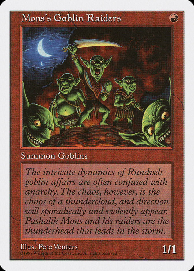 Mons's Goblin Raiders [Fifth Edition] | Boutique FDB TCG